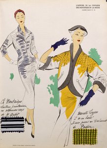 Sketches and Fabric Swatches, from 